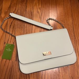 Kate Spade Putnam Drive shoulder bag clutch aqua 😍